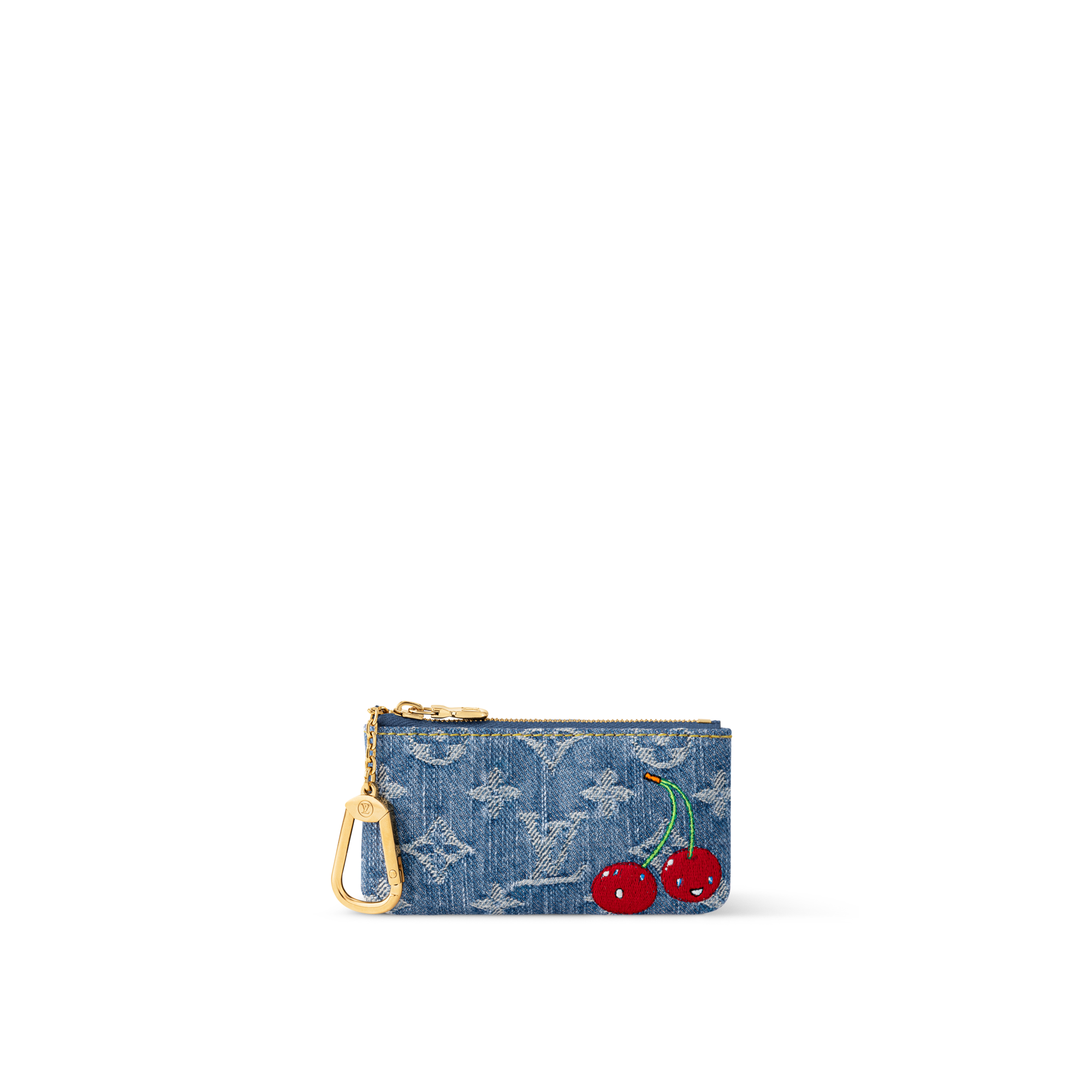 LV x TM Schlüsseletui Monogram Denim - Geldbörsen und